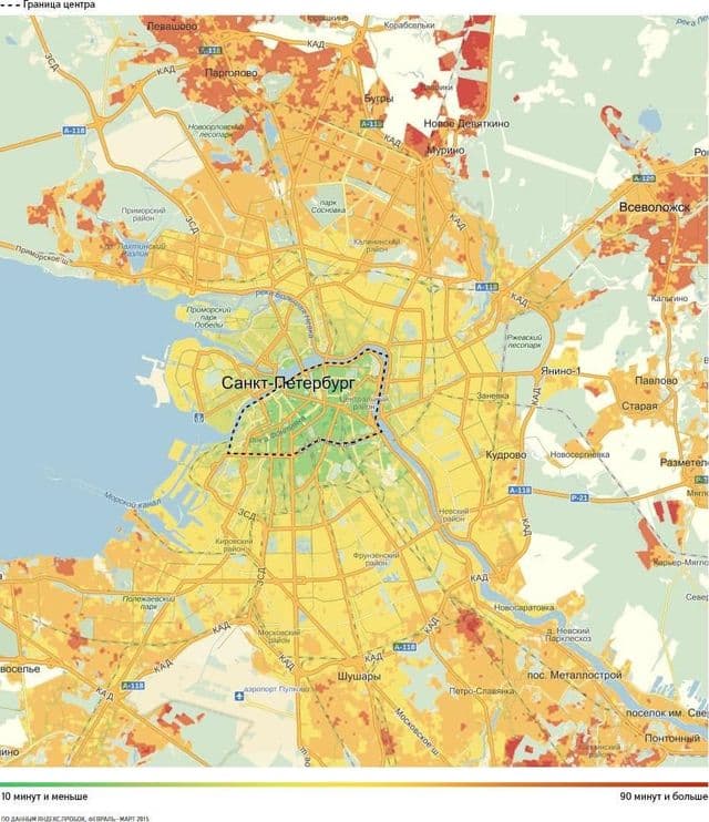 خريطة طرق سان بطرسبرج